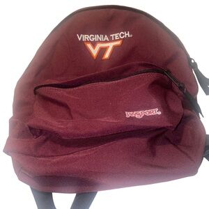 VIRGINIA Tech Hokies Janspirt Half pint burgundy mini backpack/purse VT